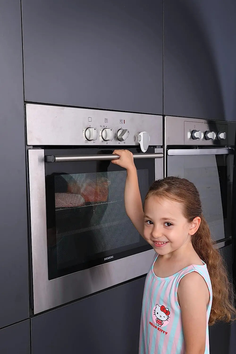 Baby Oven Door Lock Kitchen Child Safety Locks Kids - feature close-up