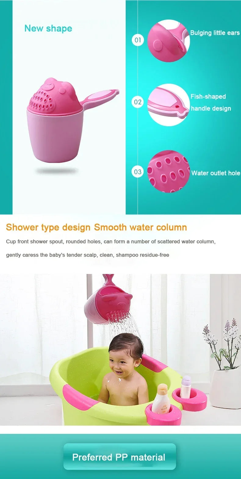 Safe Shampoo Shower Bathing Bath Protect Soft Cap Hat