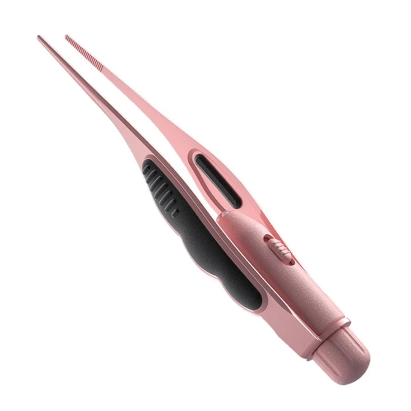 LED Ear Wax Removal Tweezers Anti-Skid Ear Pick Tool
