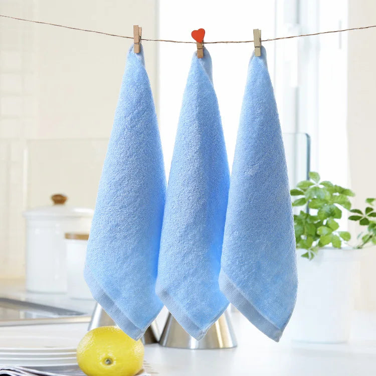 5pcs lot 25 25cm ULTRA SOFT Baby Bath Washcloths Rayon - feature close-up