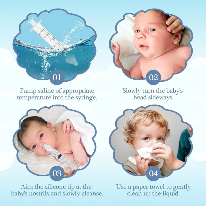 10ML 20ML Baby Nasal Aspirator Syringe Baby Nose - feature close-up