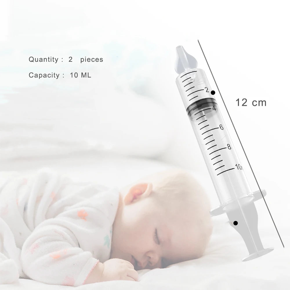 Baby Nose Cleaner 2Pcs Nasal Washer Needle Tube Washer - set overview