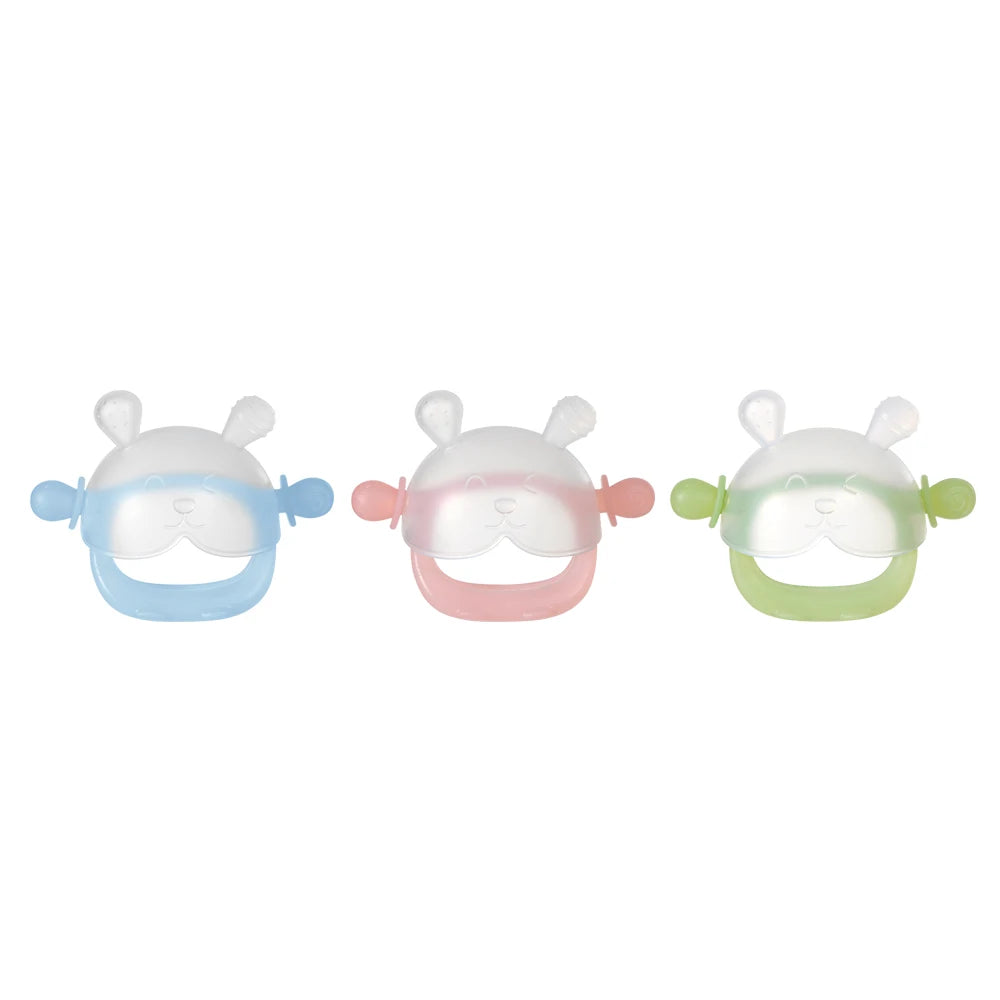 3 Pack BPA Free Silicone Baby Teething Mitten