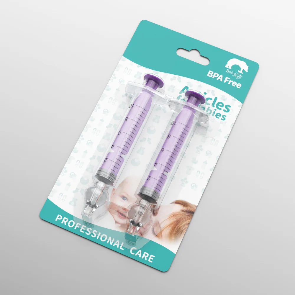 Baby Nose Cleaner 2Pcs Nasal Washer Needle Tube Washer