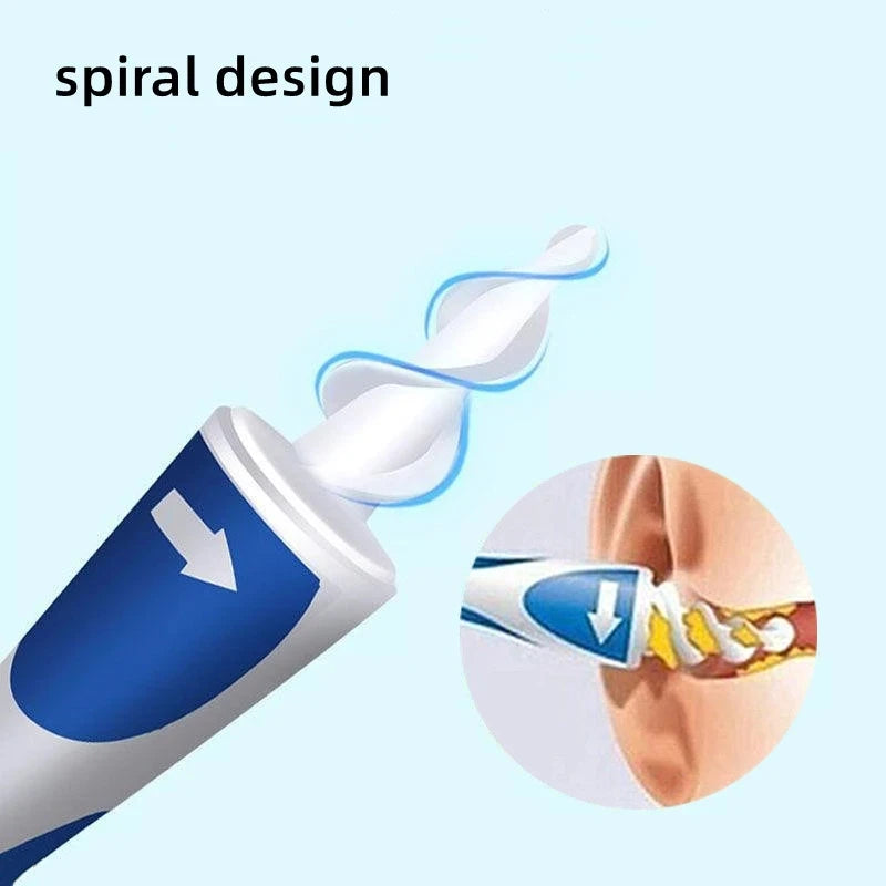 Hot Ear Wax Remover Tool Spiral Ear Cleaner Soft - feature close-up