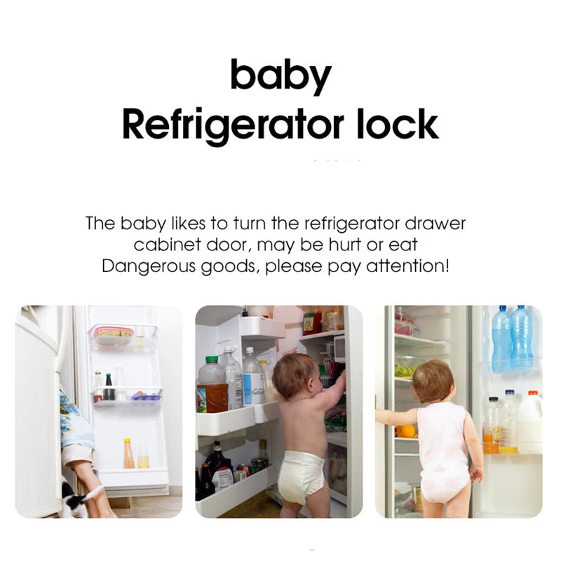 New Home Refrigerator Lock Multi-Function Drawer Locks - packaging view