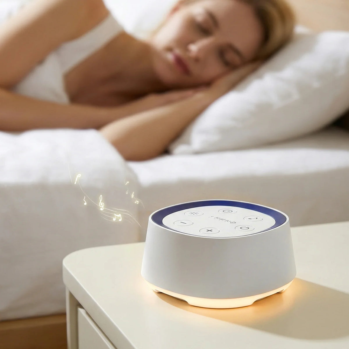 Portable White Noise Machine Adults 30 Soothing Sounds - front view