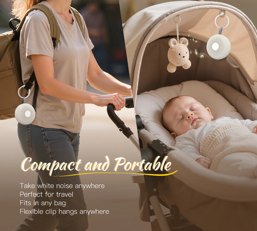 Portable Sleep Aid White Noise Machine Baby Adult 15 - set overview