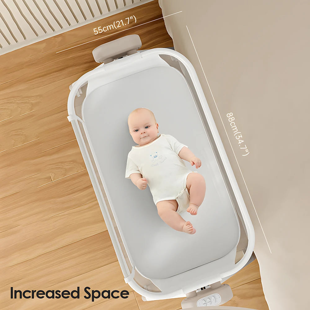 Automatic Rocking Bassinet Newborn Bedside Sleeper - packaging view