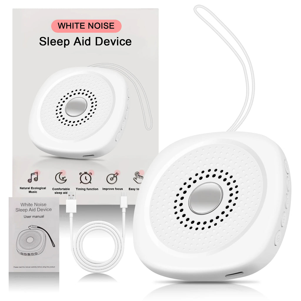 Portable sleep aid white noise device infants children