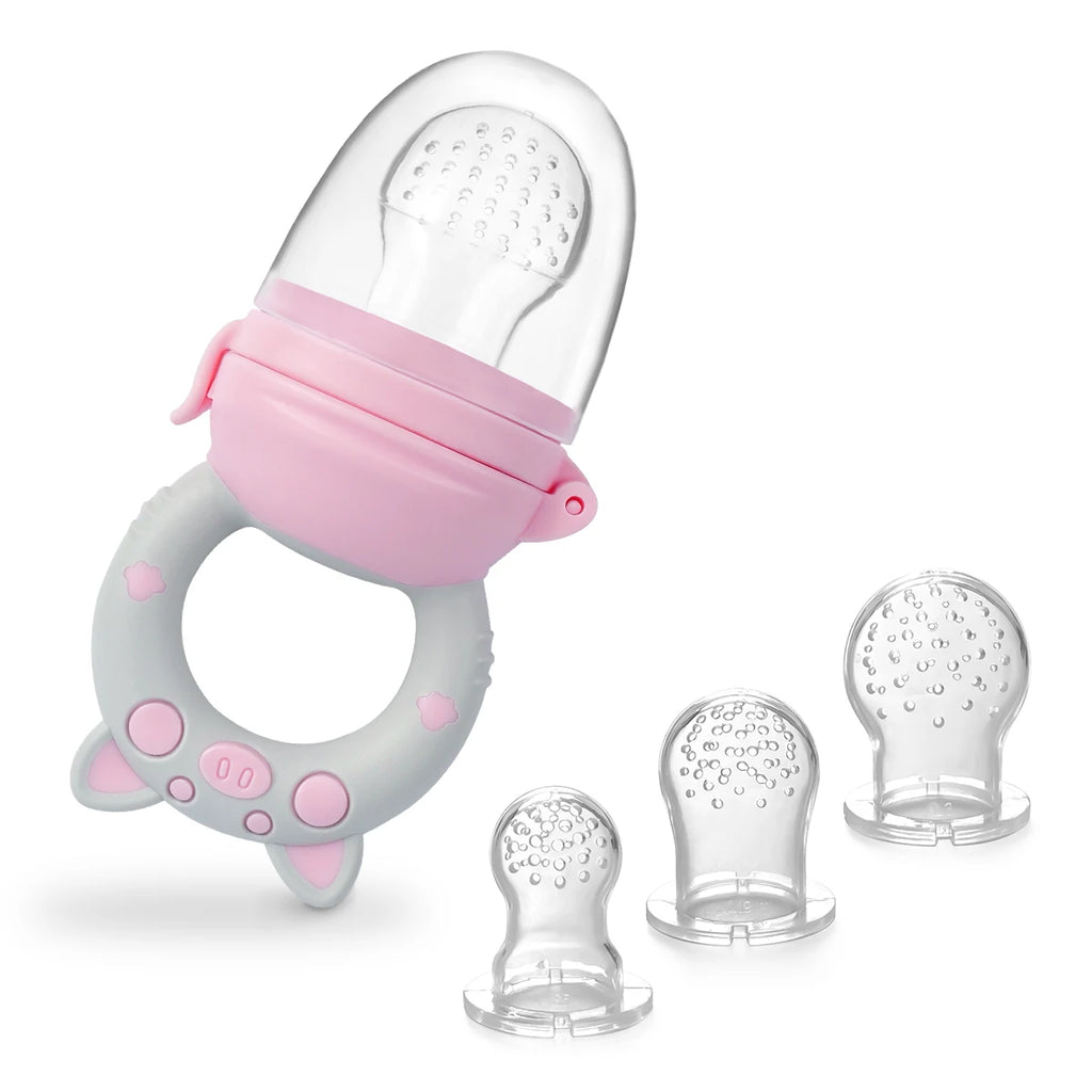4pcs set Silicone Fruit Vegetable Feeder Infants