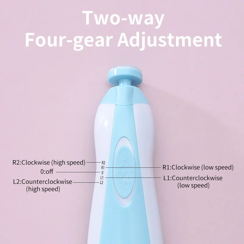 Multifunctional Electric Baby Nail Trimmer Set - feature close-up