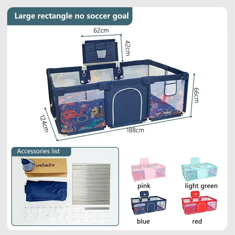 IMBABY Baby Playground Large Baby Playpen Machine - feature close-up