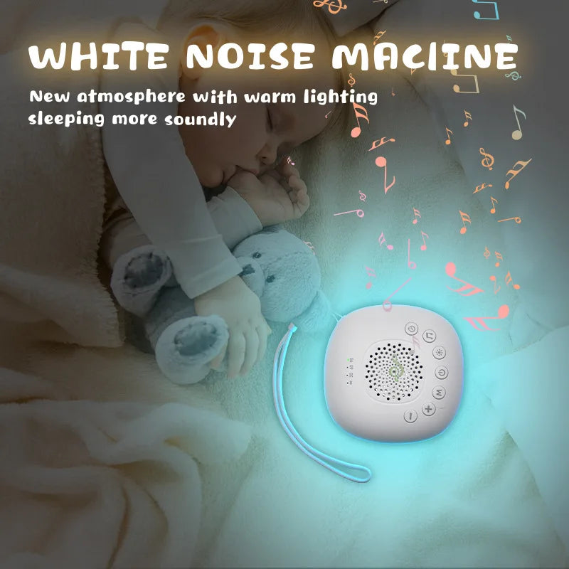Portable White Noise Machine Sleep Aid LED Breathing - feature close-up