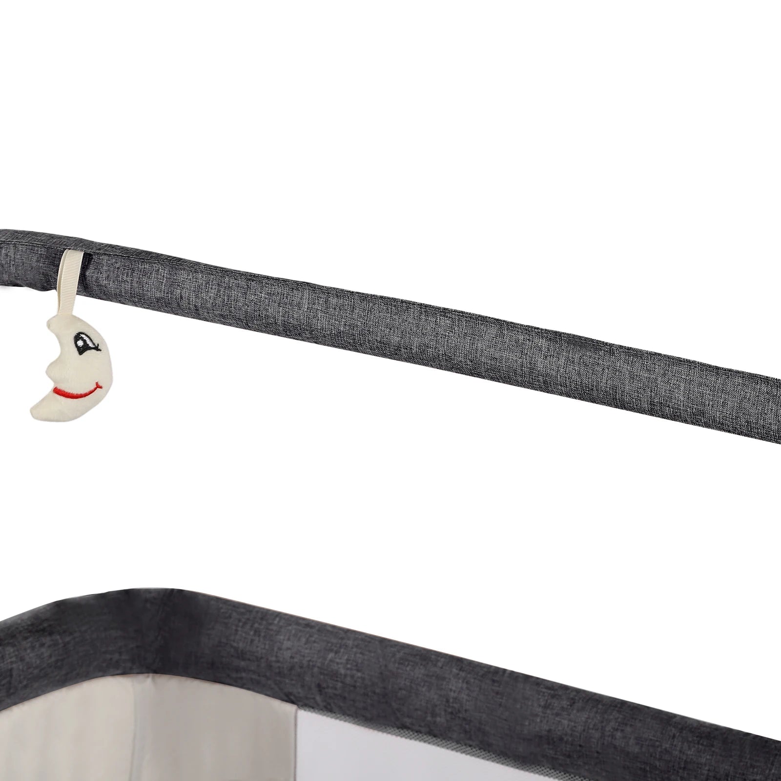 Gray/Khaki Electric Cradle Baby Swing Bed