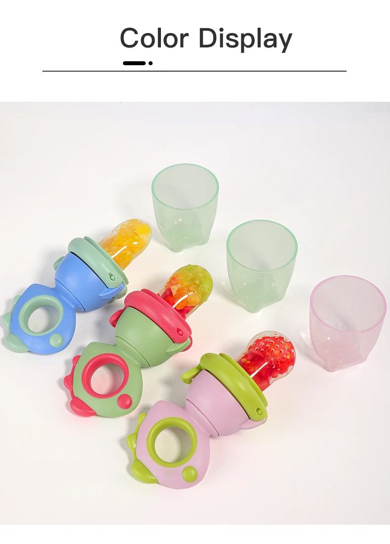 Rotating Push-type Food Grade Silicone Fruit Vegetable