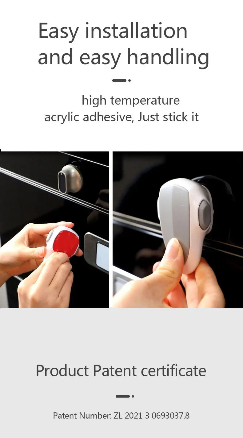 Baby Oven Door Lock Kitchen Child Safety Locks Kids - set overview
