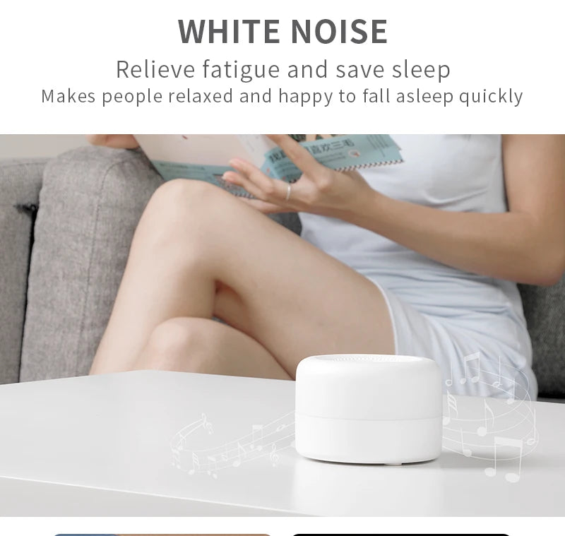Portable White Noise Machine - top-down view