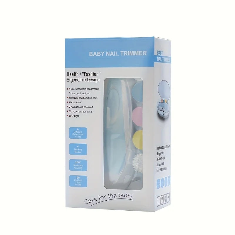 7-in-1 Baby Electrical Nail Trimmer with Portable Case