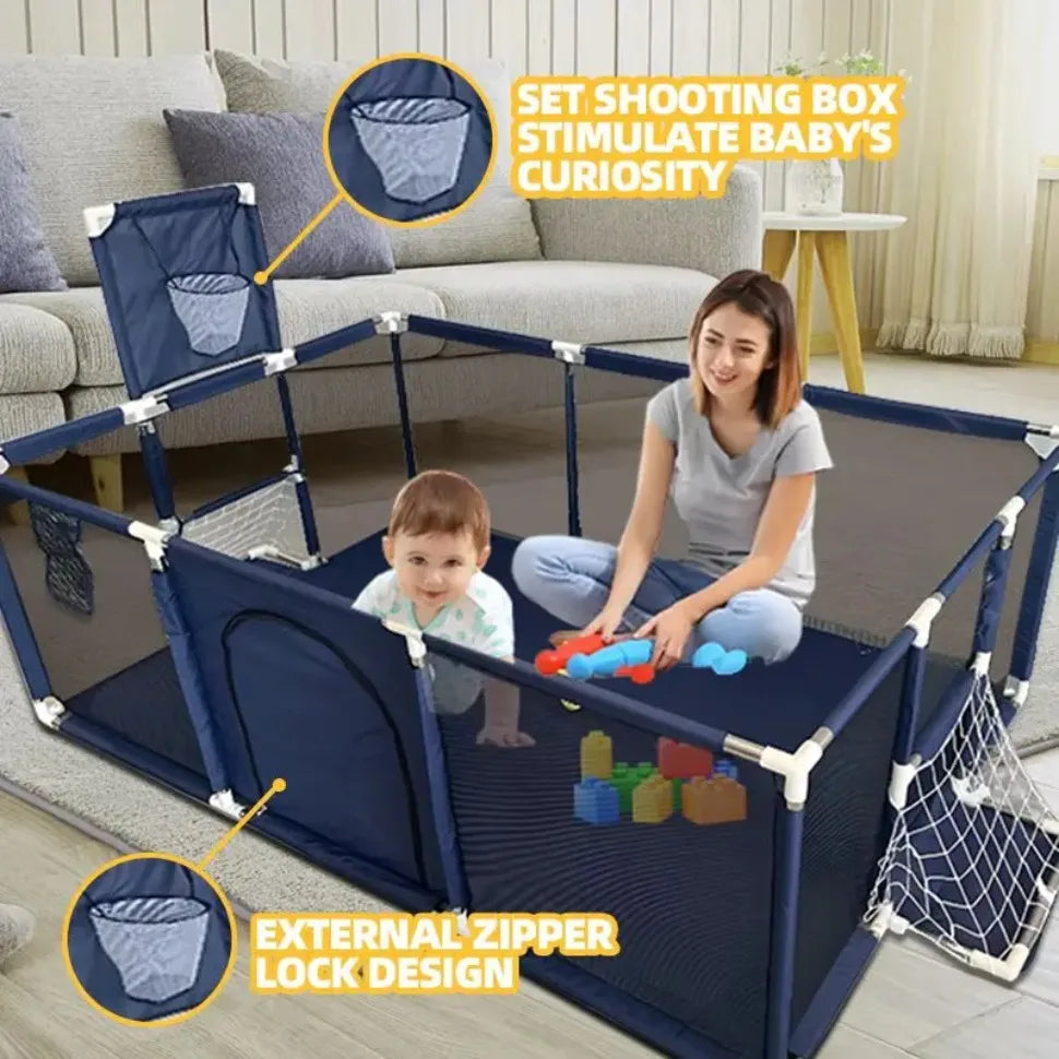 IMBABY Playpen 0-6Y Large Safety Play Yard Indoor