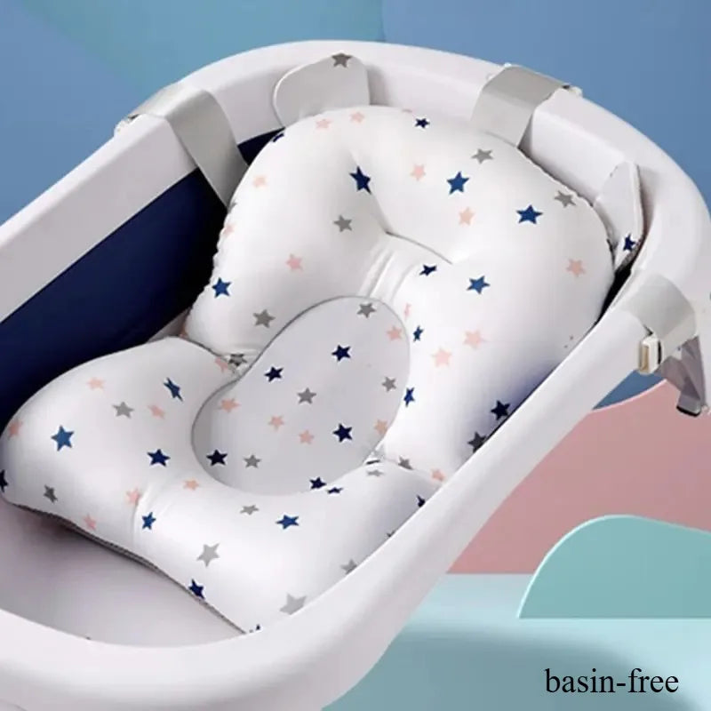 Baby Bathtub Pad Ajustable Bath Support Seat Mat Shower - lifestyle in-use
