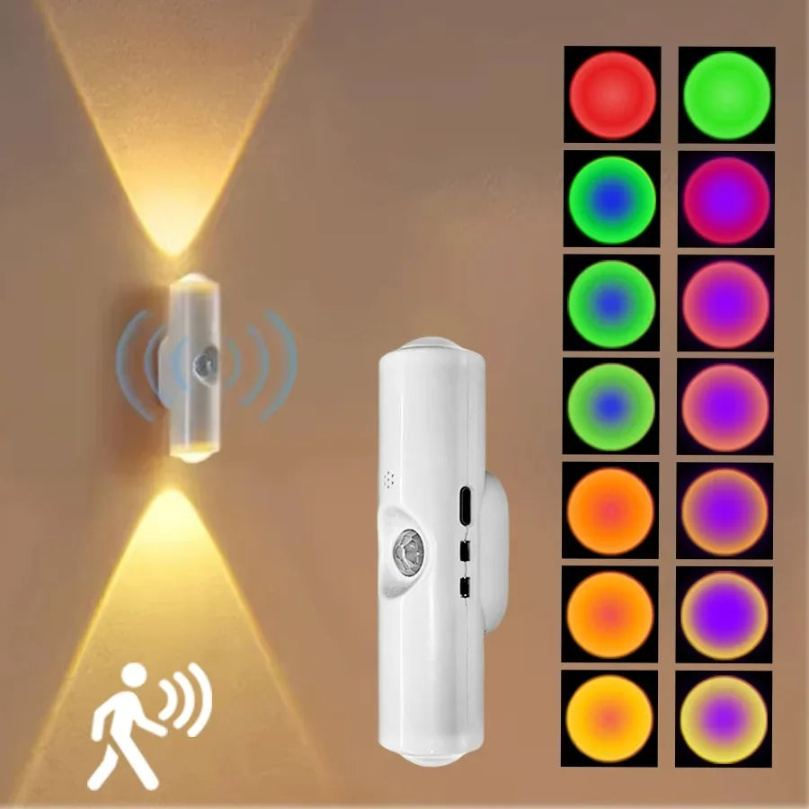 LED Cabinet Lights Motion Sensor Ambient Light Magnetic - front view