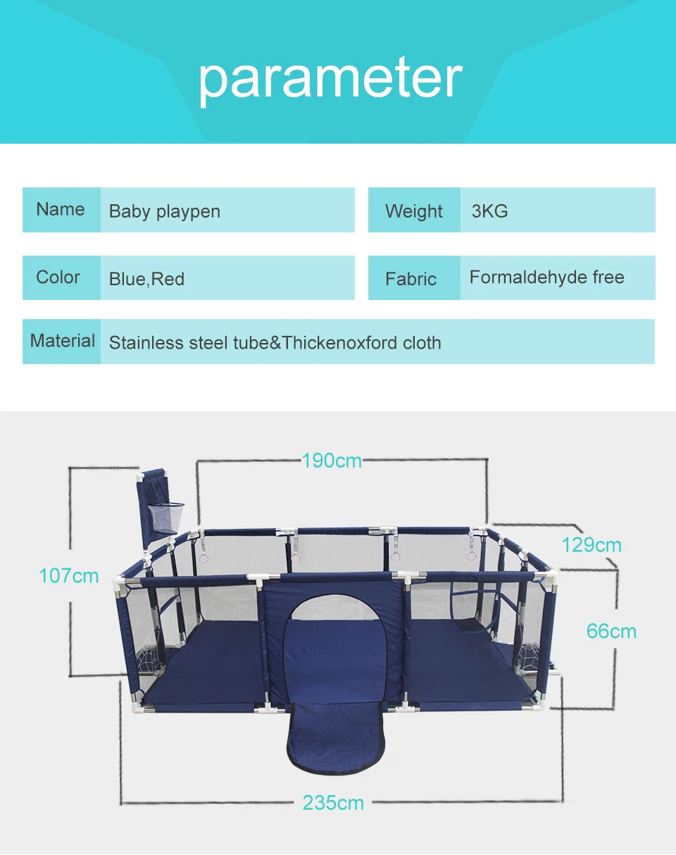 IMBABY Baby Playpens Indoor Baby Corralitos Safety