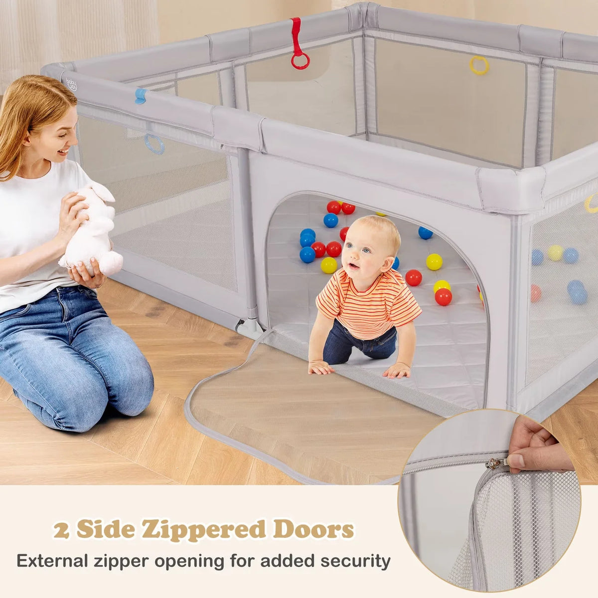 Baby Playpen Kids Activity Center Large Indoor Outdoor