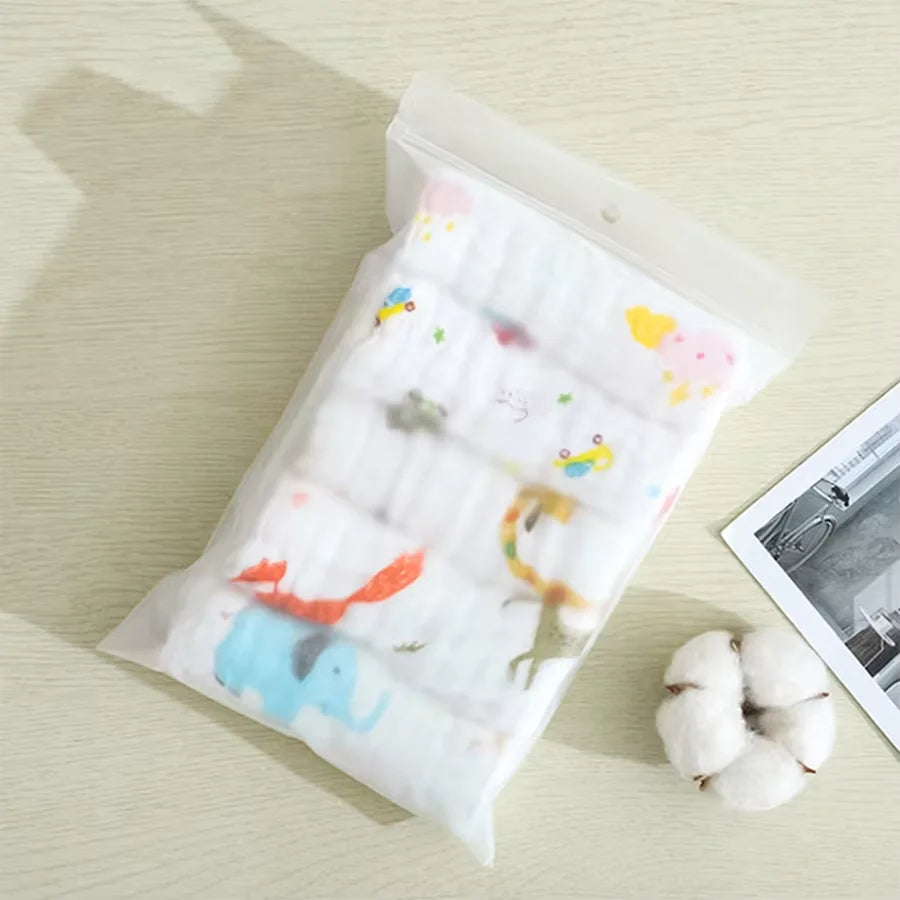 5Pcs 25x25cm Baby Towel Bath Towels Face Washcloth