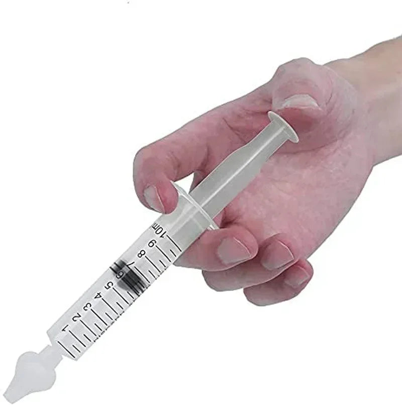 Silicone Baby Nasal Aspirator Syringe Baby Nose Cleaner - detail view