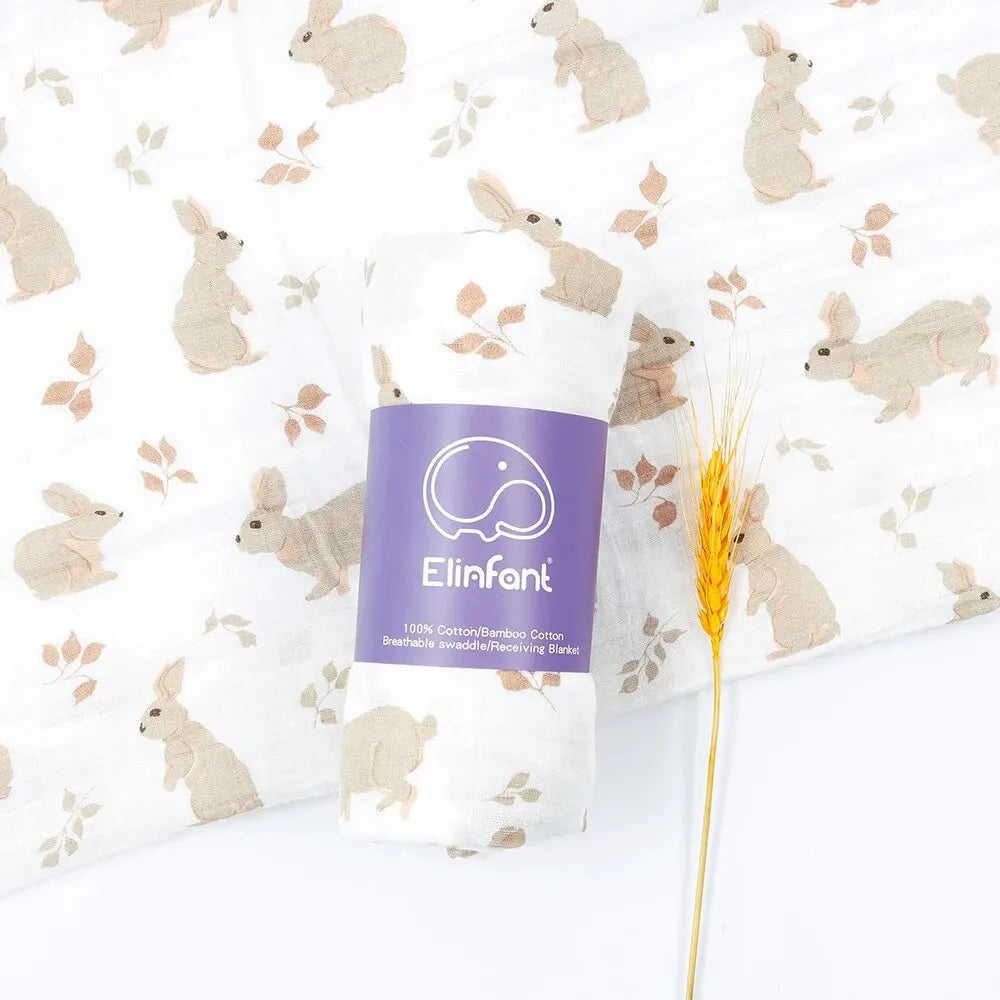 100 Cotton 120 110cm 2 Layers Newborn Baby Bath Towel