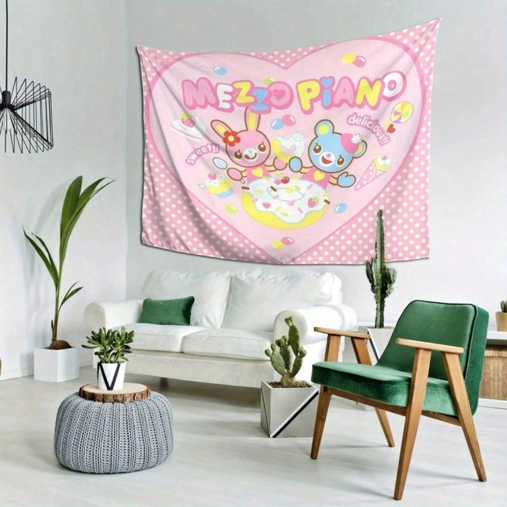 1pc Kawaii Wall Hanging - size reference