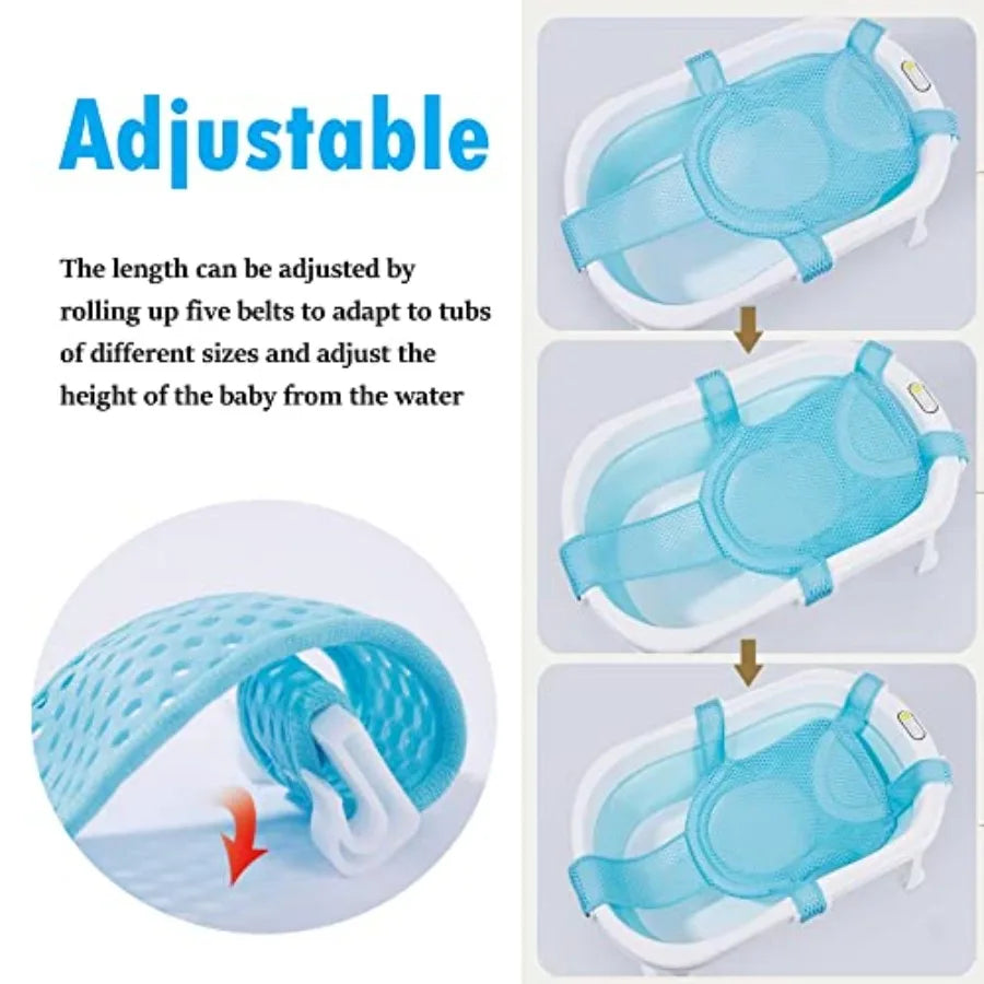 Baby Bath Support Mesh Pad Newborn Bath Tub Seat Net - feature close-up