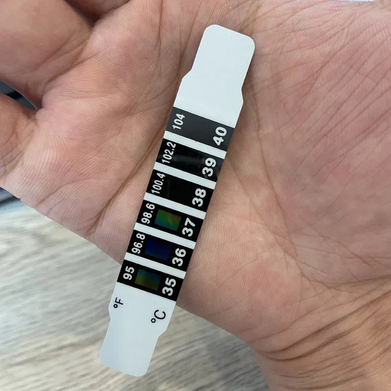 10 20Pcs Forehead Head Strip Thermometer Water Milk