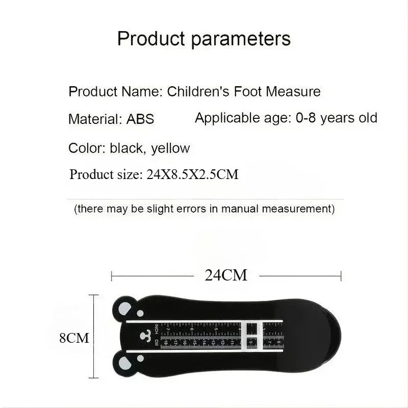 Kids Toddler Foot Measure Gauge Shoes Size Measuring