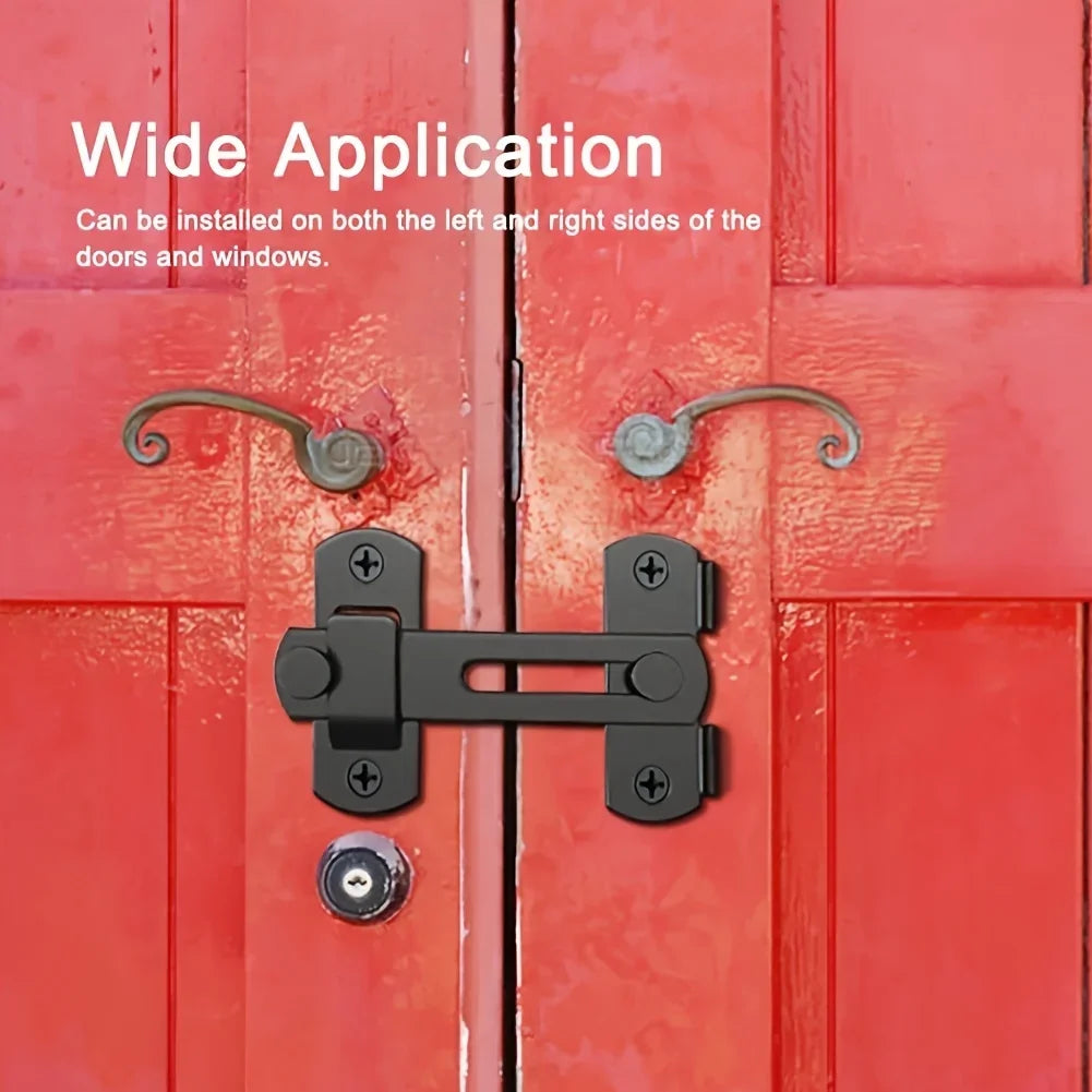 heavy duty stainless steel sliding door lock 180