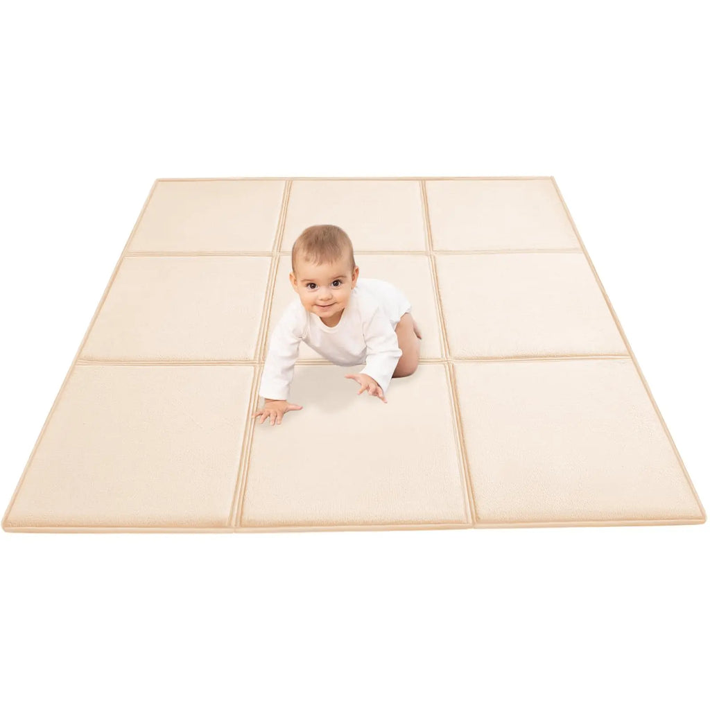 Goyuu Foldable Baby Play Mat - front view
