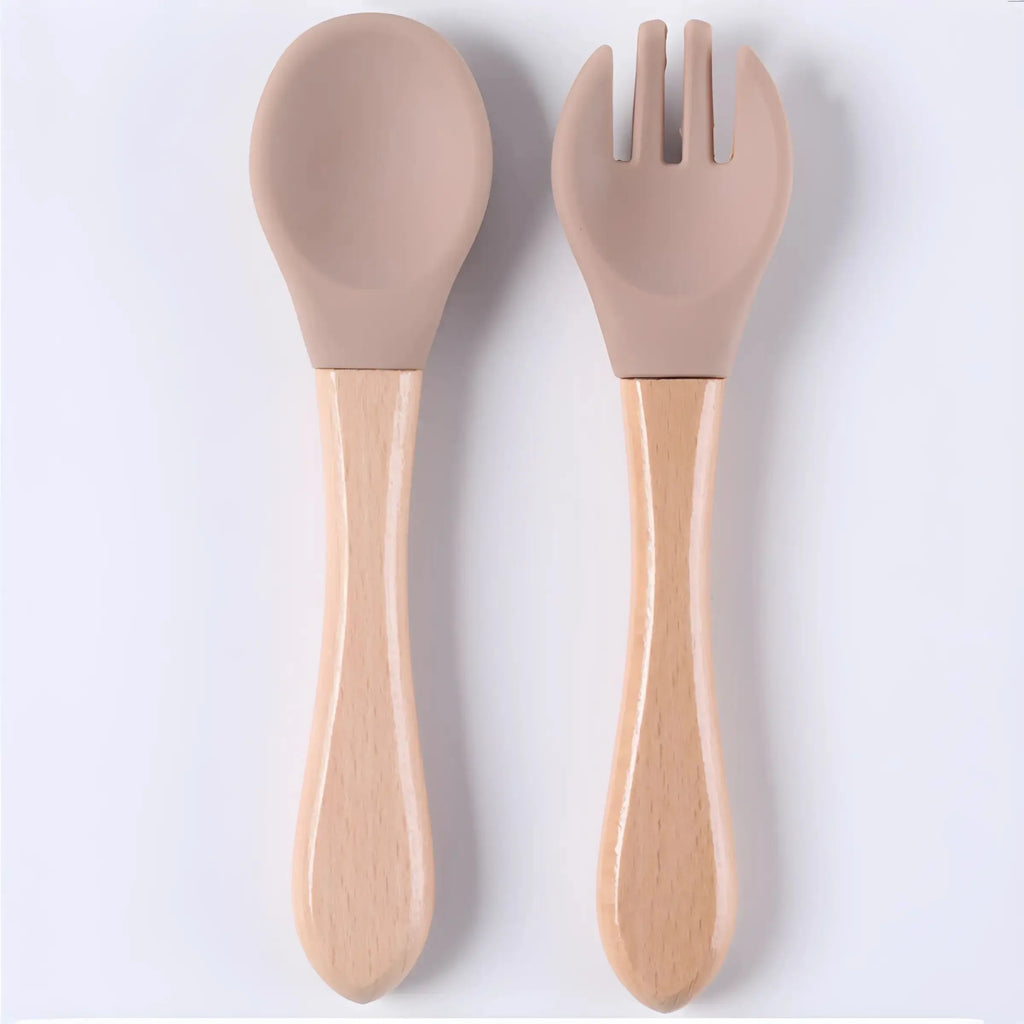 Baby spoon baby silicone soft spoon feeding water small