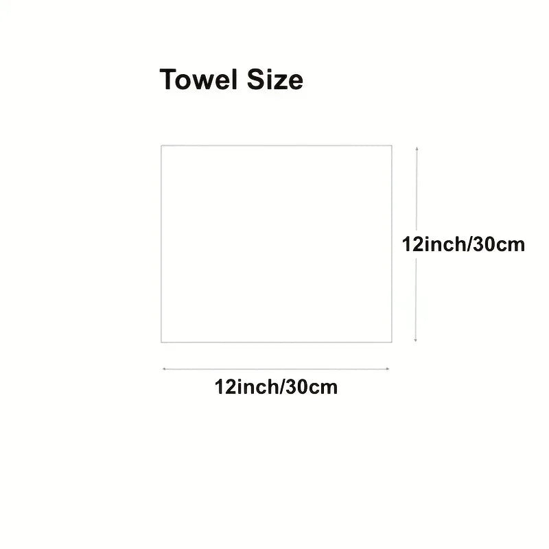 4pcs Coral Fleece Hangable Hand Towels Kids Baby - set overview