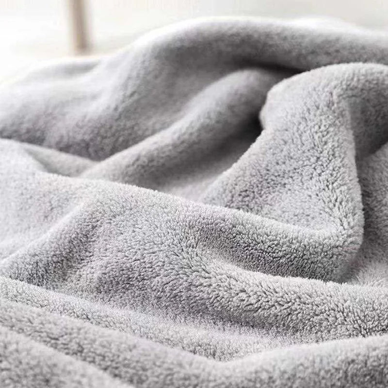 Coral fleece wearable blanket - feature close-up