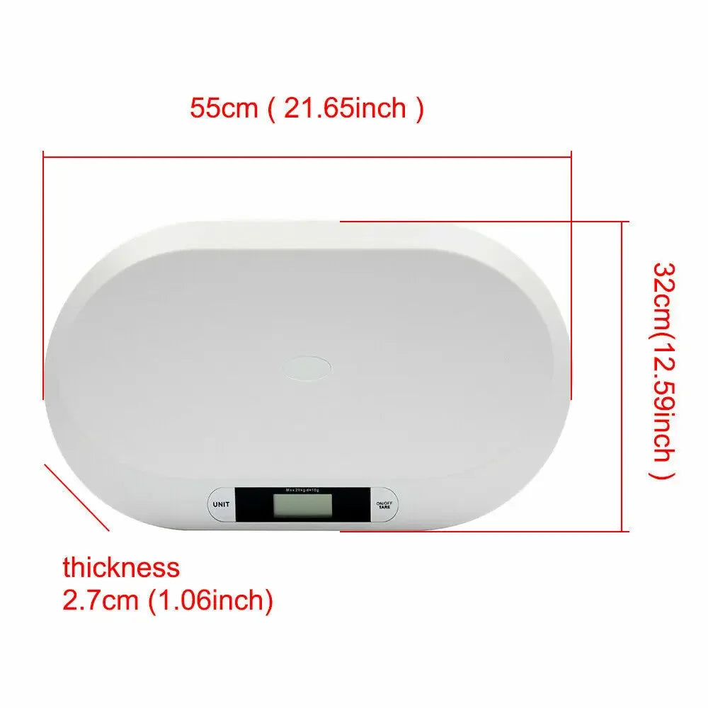 Digital Baby Scale 20kg Capacity Kitchen Scales Pet - feature close-up