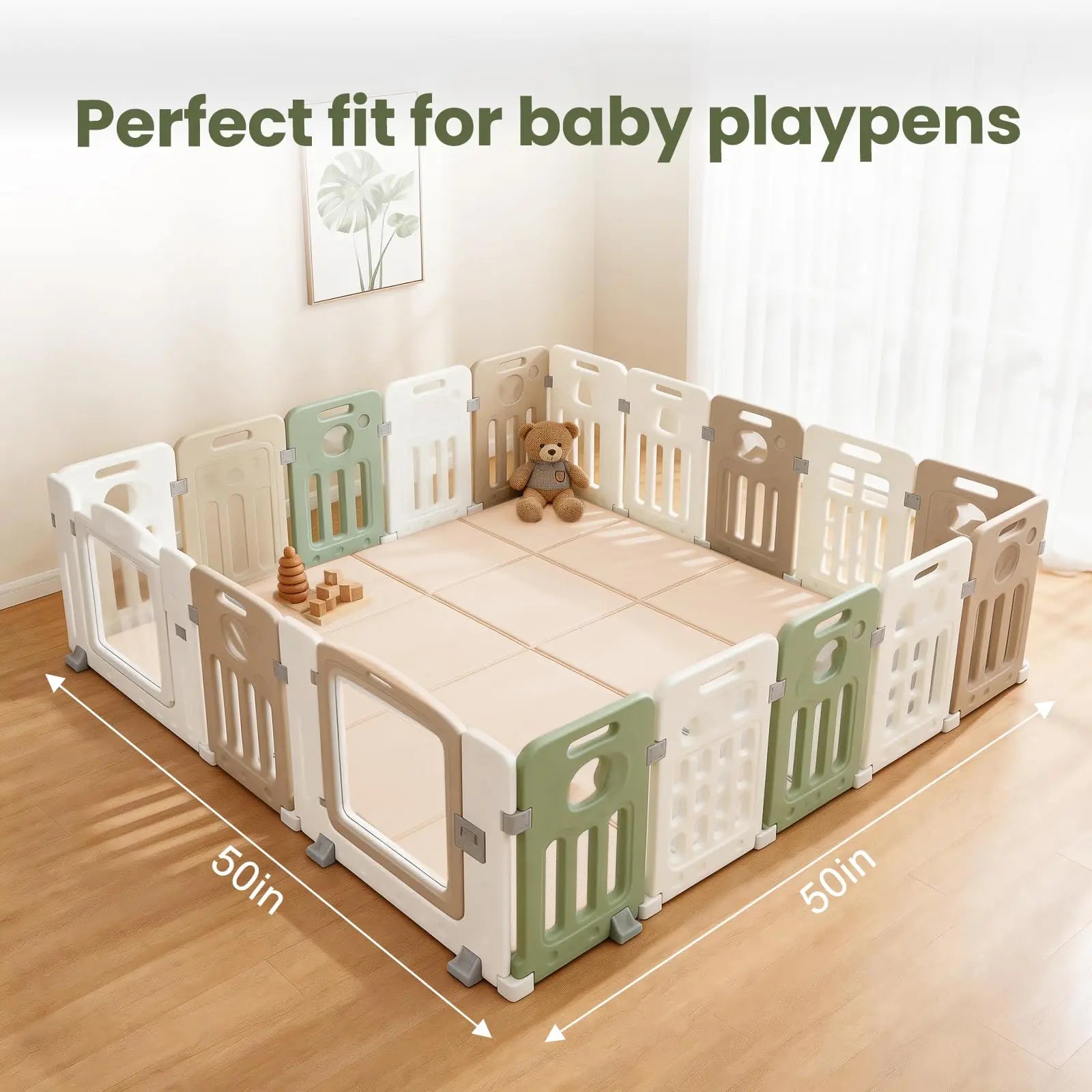 Goyuu Foldable Baby Play Mat - lifestyle in-use