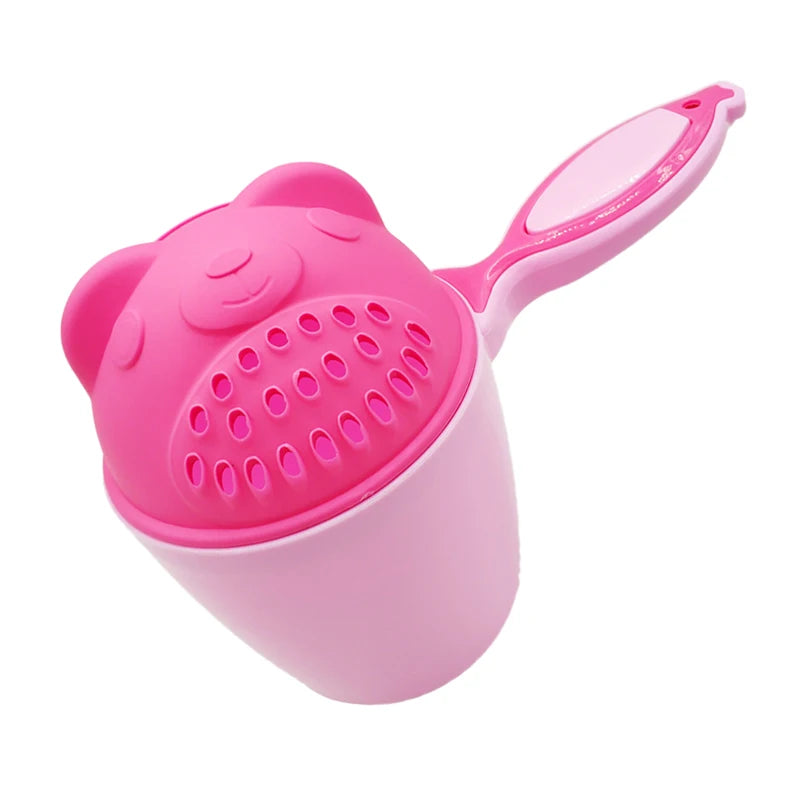 1PC Baby Cartoon Bear Bathing Cup Newborn Kid Shower
