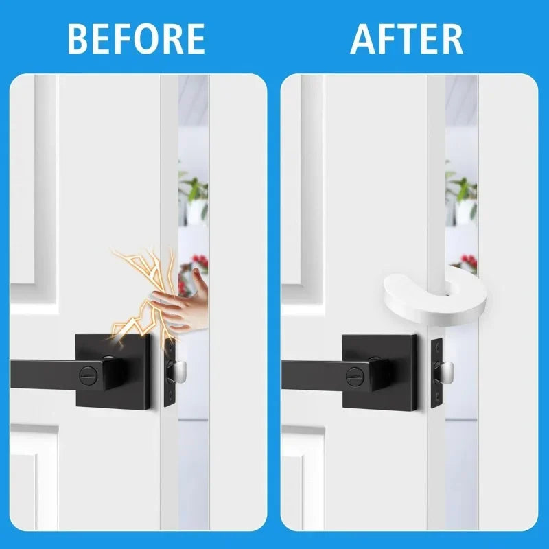 6Pcs Baby Safety Door Stopper Newborn Furniture - top-down view