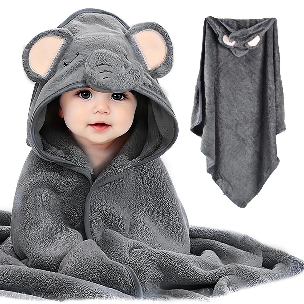 2PCS/Set Hooded Baby Towels