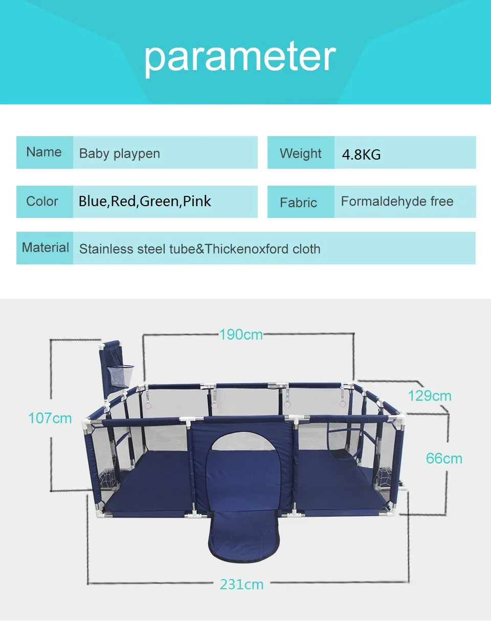 IMBABY Kids Furniture Playpen Children Large Dry Pool