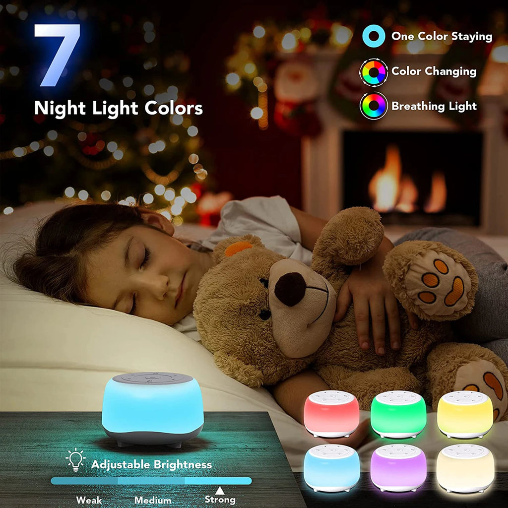 Desktop White Noise Machine Sleep Sound Machine - top-down view