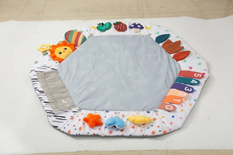 Large Baby Play Gym Mat Sensory Toys 0-18 Months Tummy