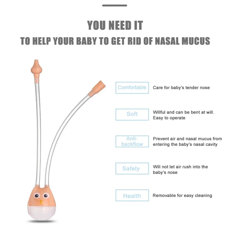 Newborn Baby Nasal Aspirator Children Nose Cleaner - feature close-up