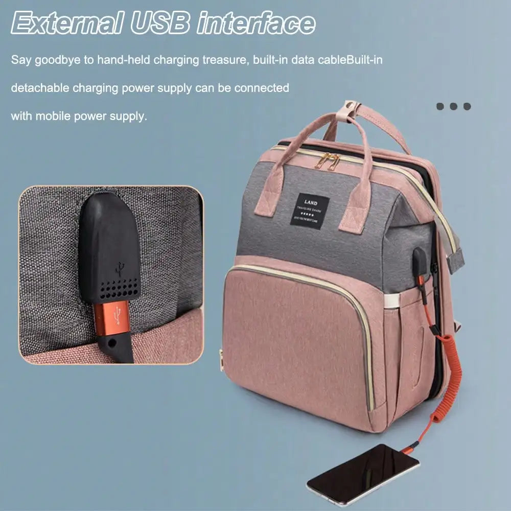 Multifunctional waterproof large-capacity diaper - detail view